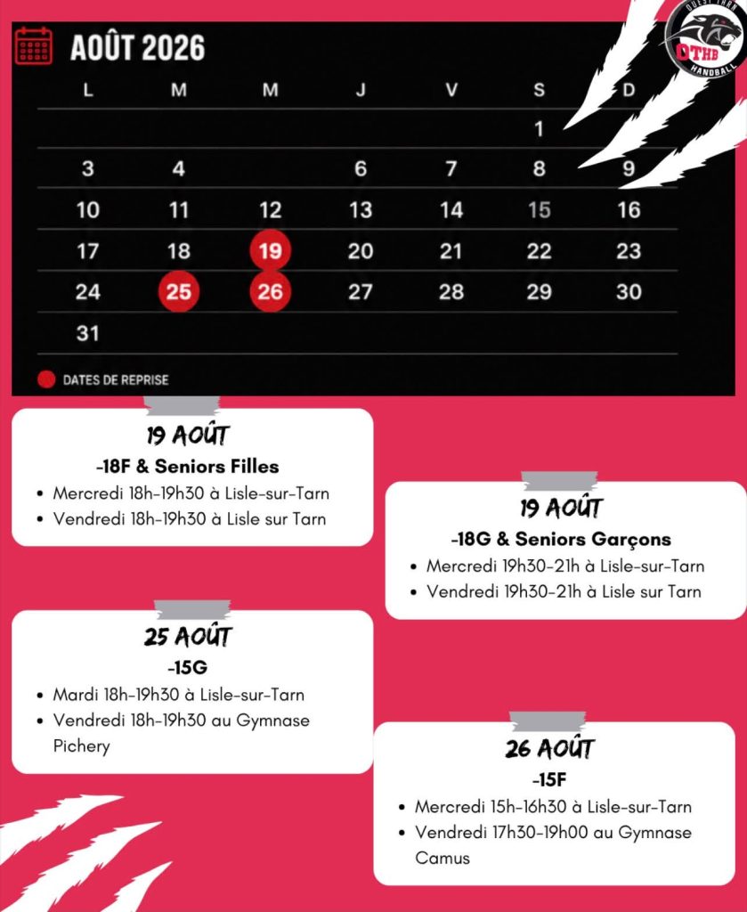 agenda reprise othb