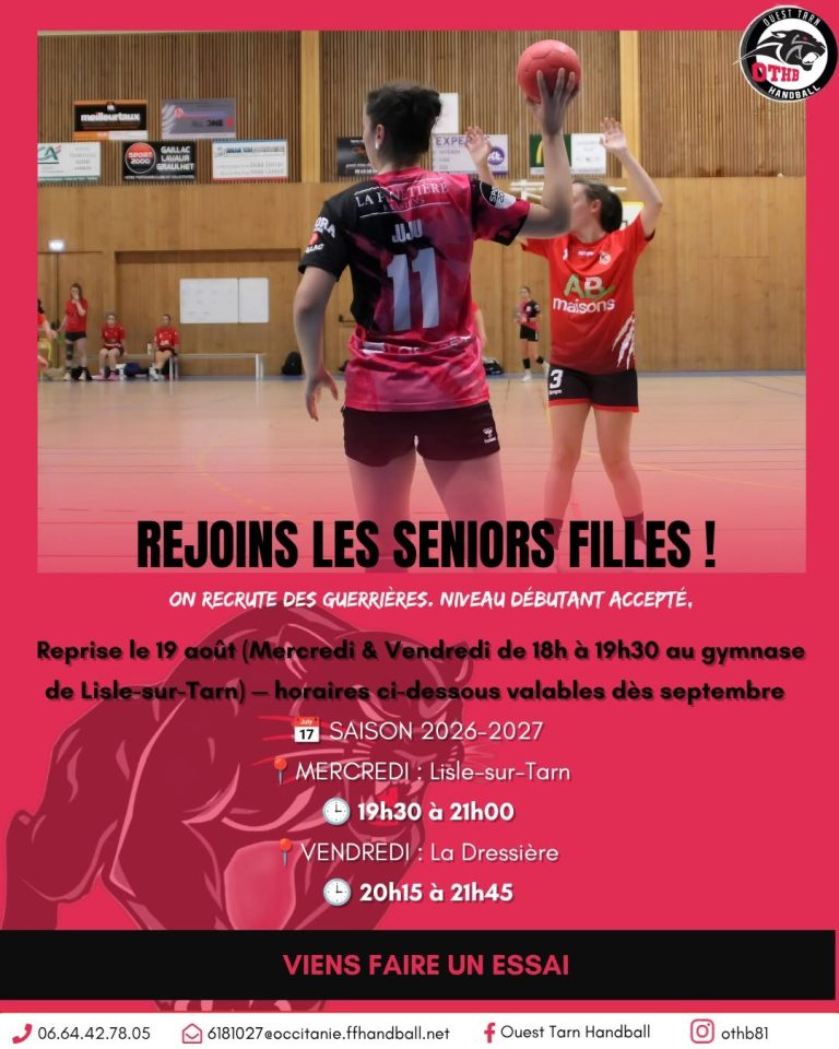 séniors filles othb